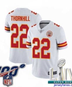 Premium 2020 Super Bowl LIV Kansas City Chiefs #22 Juan Thornhill White Vapor Untouchable Limited Player Football Jersey