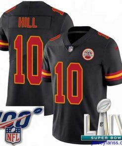 Fantastic 2020 Super Bowl LIV Nike Kansas City Chiefs #10 Tyreek Hill Limited Black Rush Vapor Untouchable NFL Jersey