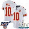 Outstanding 2020 Super Bowl LIV Nike Kansas City Chiefs #10 Tyreek Hill White Vapor Untouchable Limited Player NFL Jersey