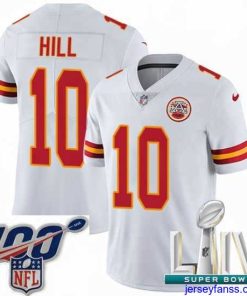 Outstanding 2020 Super Bowl LIV Nike Kansas City Chiefs #10 Tyreek Hill White Vapor Untouchable Limited Player NFL Jersey