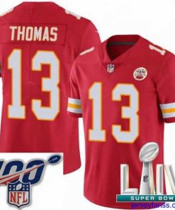 Exclusive 2020 Super Bowl LIV Nike Kansas City Chiefs #13 De'Anthony Thomas Red Team Color Vapor Untouchable Limited Player NFL Jersey