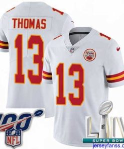 Premium 2020 Super Bowl LIV Nike Kansas City Chiefs #13 De'Anthony Thomas White Vapor Untouchable Limited Player NFL Jersey