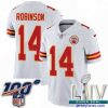 Fantastic 2020 Super Bowl LIV Nike Kansas City Chiefs #14 Demarcus Robinson White Vapor Untouchable Limited Player NFL Jersey