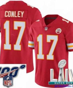 Stylish 2020 Super Bowl LIV Nike Kansas City Chiefs #17 Chris Conley Red Team Color Vapor Untouchable Limited Player NFL Jersey
