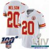 Amazing 2020 Super Bowl LIV Nike Kansas City Chiefs #20 Steven Nelson White Vapor Untouchable Limited Player NFL Jersey