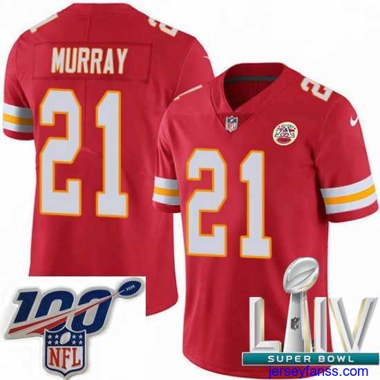 Premium 2020 Super Bowl LIV Nike Kansas City Chiefs #21 Eric Murray Red Team Color Vapor Untouchable Limited Player NFL Jersey