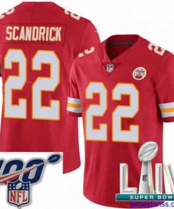 Stylish 2020 Super Bowl LIV Nike Kansas City Chiefs #22 Orlando Scandrick Red Team Color Vapor Untouchable Limited Player NFL Jersey