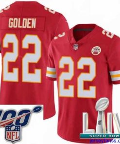 Exclusive 2020 Super Bowl LIV Nike Kansas City Chiefs #22 Robert Golden Red Team Color Vapor Untouchable Limited Player NFL Jersey