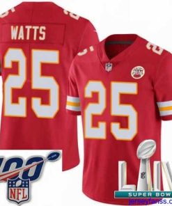 Gorgeous 2020 Super Bowl LIV Nike Kansas City Chiefs #25 Armani Watts Red Team Color Vapor Untouchable Limited Player NFL Jersey