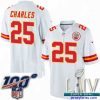 Stylish 2020 Super Bowl LIV Nike Kansas City Chiefs #25 Jamaal Charles White Vapor Untouchable Limited Player NFL Jersey