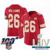 Amazing 2020 Super Bowl LIV Nike Kansas City Chiefs #26 Damien Williams Red Team Color Vapor Untouchable Limited Player NFL Jersey