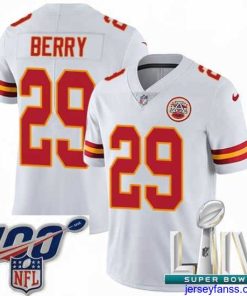 Premium 2020 Super Bowl LIV Nike Kansas City Chiefs #29 Eric Berry White Vapor Untouchable Limited Player NFL Jersey