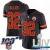 Impressive 2020 Super Bowl LIV Nike Kansas City Chiefs #32 Marcus Allen Limited Black Rush Vapor Untouchable NFL Jersey