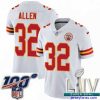 Stylish 2020 Super Bowl LIV Nike Kansas City Chiefs #32 Marcus Allen White Vapor Untouchable Limited Player NFL Jersey