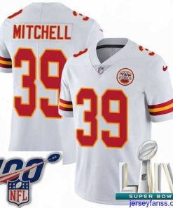 Stylish 2020 Super Bowl LIV Nike Kansas City Chiefs #39 Terrance Mitchell White Vapor Untouchable Limited Player NFL Jersey