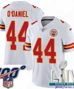 Exclusive 2020 Super Bowl LIV Nike Kansas City Chiefs #44 Dorian O'Daniel White Vapor Untouchable Limited Player NFL Jersey