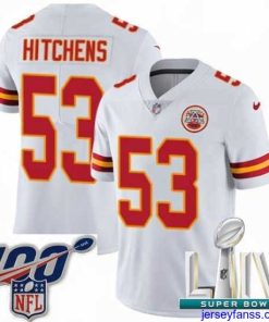 Amazing 2020 Super Bowl LIV Nike Kansas City Chiefs #53 Anthony Hitchens White Vapor Untouchable Limited Player NFL Jersey