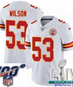 Premium 2020 Super Bowl LIV Nike Kansas City Chiefs #53 Ramik Wilson White Vapor Untouchable Limited Player NFL Jersey