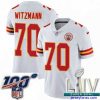 Exclusive 2020 Super Bowl LIV Nike Kansas City Chiefs #70 Bryan Witzmann White Vapor Untouchable Limited Player NFL Jersey