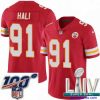 Premium 2020 Super Bowl LIV Nike Kansas City Chiefs #91 Tamba Hali Red Team Color Vapor Untouchable Limited Player NFL Jersey