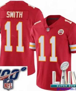 Fantastic 2020 Super Bowl LIV Nike Kansas City Chiefs #11 Alex Smith Red Team Color Vapor Untouchable Limited Player NFL Jersey