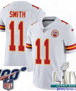 Amazing 2020 Super Bowl LIV Nike Kansas City Chiefs #11 Alex Smith White Vapor Untouchable Limited Player NFL Jersey