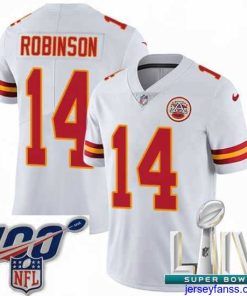 Impressive 2020 Super Bowl LIV Nike Kansas City Chiefs #14 Demarcus Robinson White Vapor Untouchable Limited Player NFL Jersey