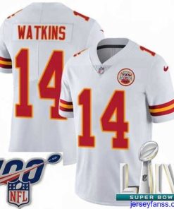 Gorgeous 2020 Super Bowl LIV Nike Kansas City Chiefs #14 Sammy Watkins White Vapor Untouchable Limited Player NFL Jersey