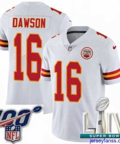 Exclusive 2020 Super Bowl LIV Nike Kansas City Chiefs #16 Len Dawson White Vapor Untouchable Limited Player NFL Jersey