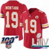 Stylish 2020 Super Bowl LIV Nike Kansas City Chiefs #19 Joe Montana Red Team Color Vapor Untouchable Limited Player NFL Jersey