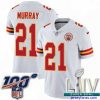 Impressive 2020 Super Bowl LIV Nike Kansas City Chiefs #21 Eric Murray White Vapor Untouchable Limited Player NFL Jersey