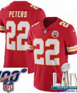 Fantastic 2020 Super Bowl LIV Nike Kansas City Chiefs #22 Marcus Peters Red Team Color Vapor Untouchable Limited Player NFL Jersey