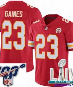 Fantastic 2020 Super Bowl LIV Nike Kansas City Chiefs #23 Phillip Gaines Red Team Color Vapor Untouchable Limited Player NFL Jersey