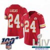 Amazing 2020 Super Bowl LIV Nike Kansas City Chiefs #24 Jordan Lucas Red Team Color Vapor Untouchable Limited Player NFL Jersey