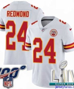 Stylish 2020 Super Bowl LIV Nike Kansas City Chiefs #24 Will Redmond White Vapor Untouchable Limited Player NFL Jersey