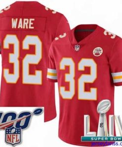 Outstanding 2020 Super Bowl LIV Nike Kansas City Chiefs #32 Spencer Ware Red Team Color Vapor Untouchable Limited Player NFL Jersey