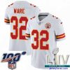 Exclusive 2020 Super Bowl LIV Nike Kansas City Chiefs #32 Spencer Ware White Vapor Untouchable Limited Player NFL Jersey
