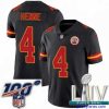 Stylish 2020 Super Bowl LIV Nike Kansas City Chiefs #4 Chad Henne Limited Black Rush Vapor Untouchable NFL Jersey