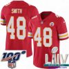 Stylish 2020 Super Bowl LIV Nike Kansas City Chiefs #48 Terrance Smith Red Team Color Vapor Untouchable Limited Player NFL Jersey