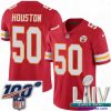 Impressive 2020 Super Bowl LIV Nike Kansas City Chiefs #50 Justin Houston Red Team Color Vapor Untouchable Limited Player NFL Jersey