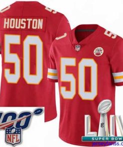 Impressive 2020 Super Bowl LIV Nike Kansas City Chiefs #50 Justin Houston Red Team Color Vapor Untouchable Limited Player NFL Jersey