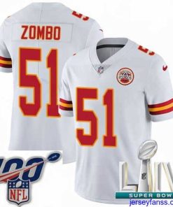 Fantastic 2020 Super Bowl LIV Nike Kansas City Chiefs #51 Frank Zombo White Vapor Untouchable Limited Player NFL Jersey