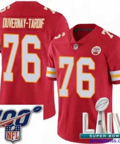 Fantastic 2020 Super Bowl LIV Nike Kansas City Chiefs #76 Laurent Duvernay-Tardif Red Team Color Vapor Untouchable Limited Player NFL Jersey