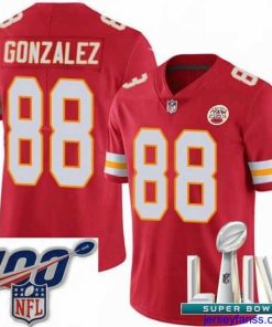 Stylish 2020 Super Bowl LIV Nike Kansas City Chiefs #88 Tony Gonzalez Red Team Color Vapor Untouchable Limited Player NFL Jersey