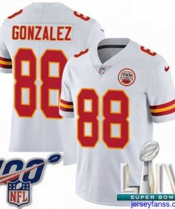 Premium 2020 Super Bowl LIV Nike Kansas City Chiefs #88 Tony Gonzalez White Vapor Untouchable Limited Player NFL Jersey