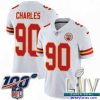 Outstanding 2020 Super Bowl LIV Nike Kansas City Chiefs #90 Stefan Charles White Vapor Untouchable Limited Player NFL Jersey
