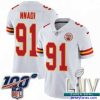 Fantastic 2020 Super Bowl LIV Nike Kansas City Chiefs #91 Derrick Nnadi White Vapor Untouchable Limited Player NFL Jersey