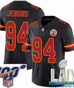 Stylish 2020 Super Bowl LIV Nike Kansas City Chiefs #94 Jarvis Jenkins Limited Black Rush Vapor Untouchable NFL Jersey