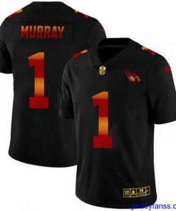Outstanding Arizona Cardinals 1 Kyler Murray Black Nike Red Orange Stripe Vapor Limited NFL Jersey
