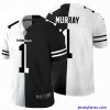 Amazing Arizona Cardinals 1 Kyler Murray Black V White Peace Split Nike Vapor Untouchable Limited NFL Jersey